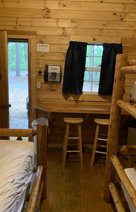 inside cabin